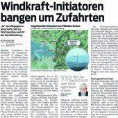 Windkraft-Projekt in der Flaute