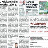 Riedstrasse CP oder Z, warum nicht Mäder?