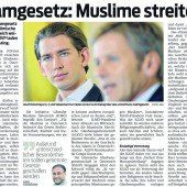 Zweierlei Maß im Islamgesetz