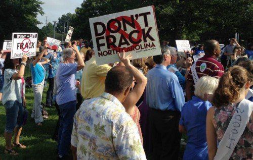 Widerstand gegen Fracking gibt es auf der ganzen Welt. Foto: AP