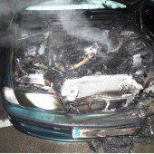 Feuer in der Tiefgarage