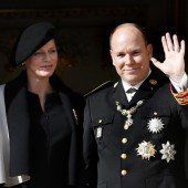 Fürst Albert und seine Charlène im Elternglück