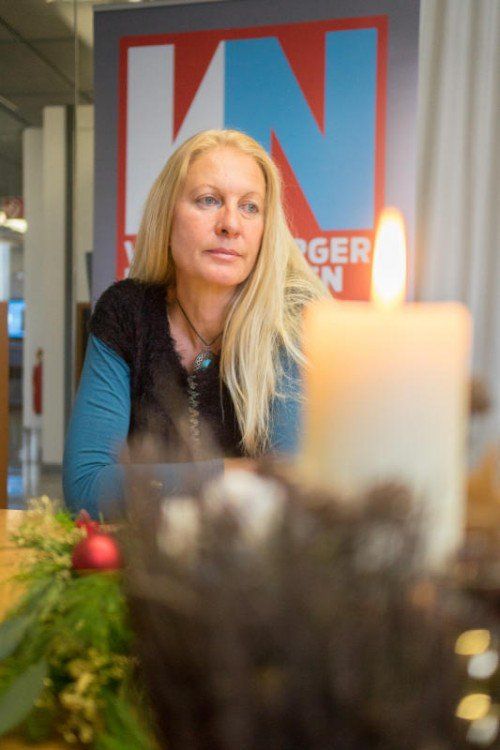 Das VN-Weihnachtsgespräch mit Eva Fahlbusch. FOTO: HARTINGER