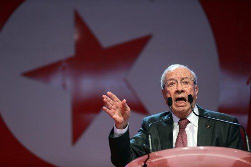 Der 88-jährige Politikveteran Beji Caid Essebsi ist seit Montag der erste demokratisch gewählte Präsident Tunesiens.  Foto: EPA
