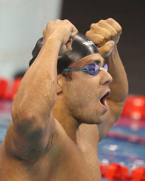 Der Brasilianer Felipe Franca holt in Doha fünf WM-Titel. Foto: ap