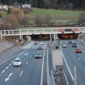 Ein Geisterfahrer im Pfändertunnel