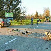 Schwerer Motorradunfall auf der Höchsterstraße