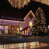 Weihnachtswald im Herzen Lustenaus