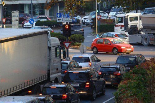 Ein Hauptziel des 226 Millionen Euro teuren Tunnelprojekts ist die Verkehrsentlastung der Innenstadt. Foto: VN/Hofmeister