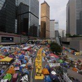 Behörden in Hongkong setzten den Demonstranten ein Ultimatum bis Donnerstag