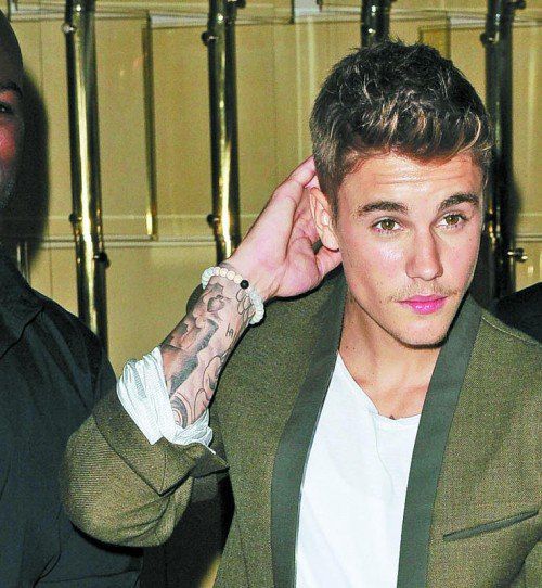 Justin Bieber war großzügig zu sich selbst . . . Foto: ap