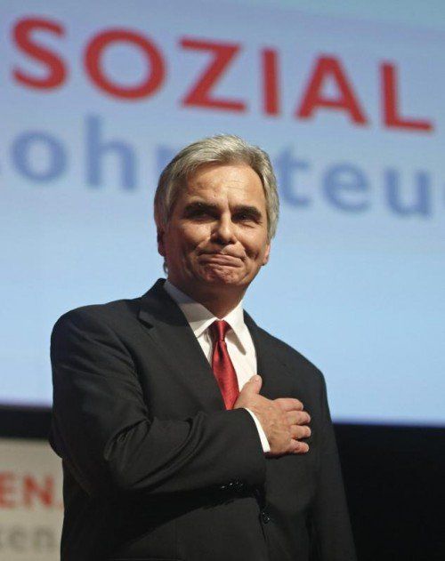 Politisch angeschlagen: SPÖ-Vorsitzender Werner Faymann.  rts