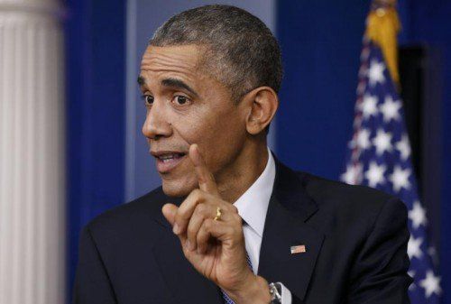 US-Präsident Obama zog am Freitag Jahresbilanz. FOTO: Reuters