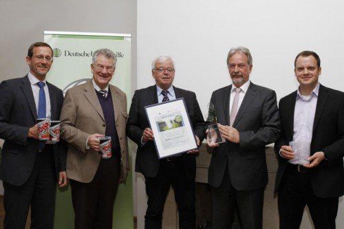 Verleihung des Mehrweginnovationspreises 2014 durch die Deutsche Umwelthilfe und die Initiative Mehrweg
