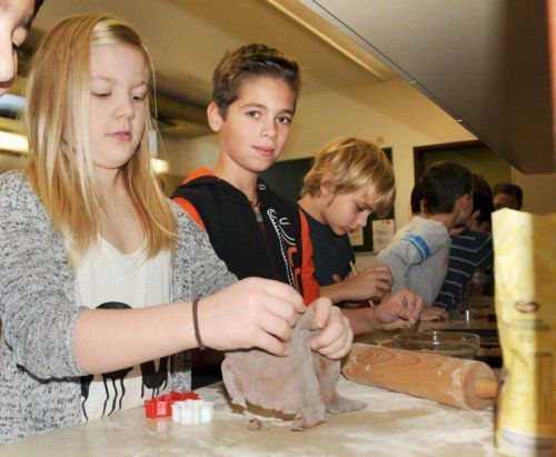 Voller Eifer waren die Schüler bei der Sache.  Foto: Kopf  
