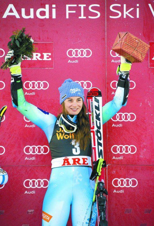 Weltcupsieg Nummer 26 in Aare: Tina Maze. Foto: apa