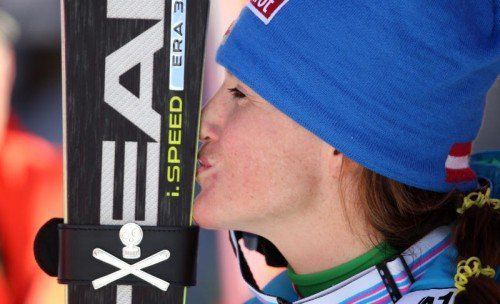Zurück im Spitzenfeld: ÖSV-Lady Elisabeth Görgl. Foto: ap