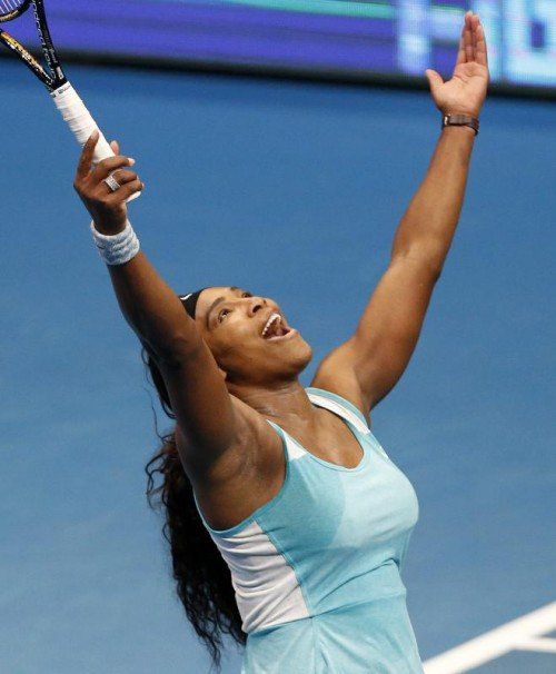 2008 triumphierte Serena Williams zusammen mit Mardy Fish beim Hopman-Cup. Foto: epa