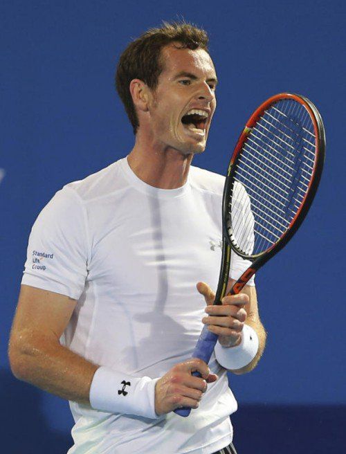 Andy Murray kam kampflos zu seinem ersten Sieg 2015. Foto: epa