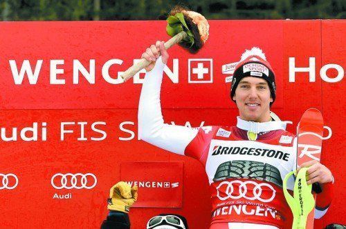 Carlo Janka: erster Weltcup-Sieg nach vier Jahren. Foto: apa
