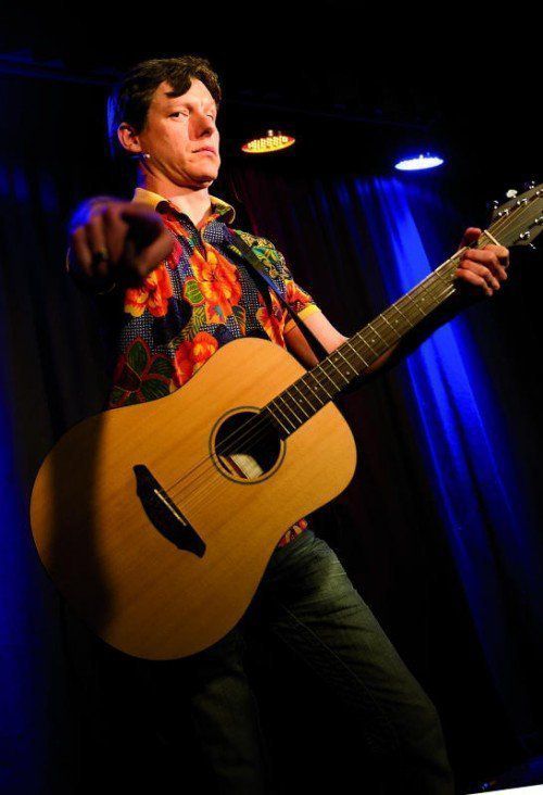 Daniel Lenz alias der Schienentröster. foto: altes kino rankweil