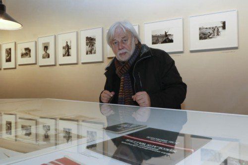 Fotokünstler Nikolaus Walter im Vorarlberg Museum in Bregenz.
