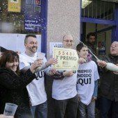 Lotto-Geldsegen in Arbeitervorort Madrids