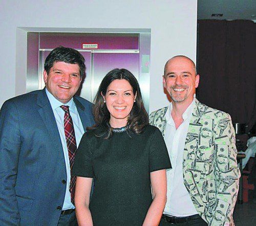 Direktor Stephan Kaar (l.), Petra Stieger und Bernhard Baumgartner.
