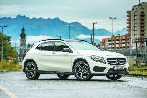 Ein feiner Kleiner mit Erlebniswert: Der kompakte GLA in dynamischer Optik macht auf Gute-Laune-Auto. Fotos: vn/steurer