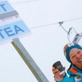 Das VN-Bild des Tages: Nette Tee-Tante