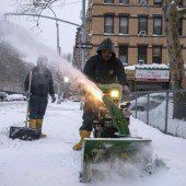 Viel Schnee in den USA, aber lange kein Chaos