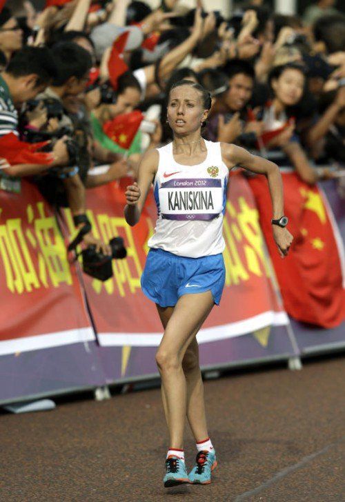 Olympiasiegerin Olga Kaniskina wurde drei Jahre gesperrt. Foto: ap
