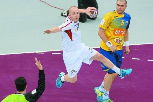 Robert Weber führt mit 26 Treffern die ÖHB-Torschützenliste bei der WM in Doha an. Foto: GEPA