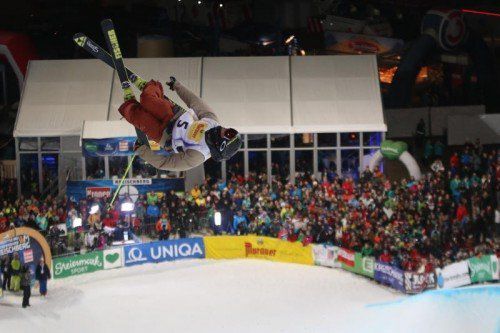 SANKT GEORGEN OB MURAU,AUSTRIA,22.JAN.15 - FREESTYLE SKIING - FIS Freestyle Ski and Snowboard World Championships Kreischberg 2015, Freestyle Ski Halfpipe, men. Image shows Kyle Smaine (USA).
Photo: GEPA pictures/ Daniel Goetzhaber