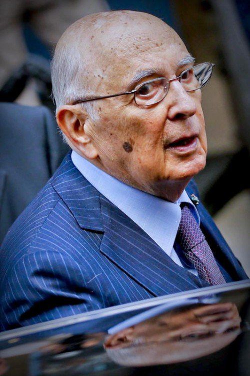 Staatspräsident Giorgio Napolitano kündigte seinen Rücktritt an. Der 89-Jährige fühlt die Grenzen, die ihm das Alter aufzeigt. FOTO: EPA