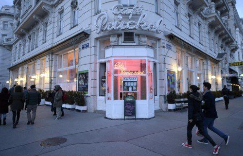 Vor dem Café Prückel am Wiener Stubenring werden am Freitag Tausende Demonstranten erwartet. Foto: APA