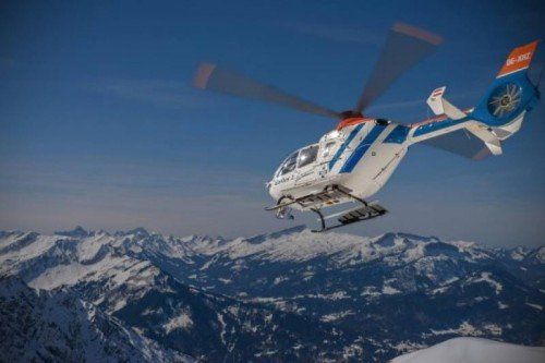 Auch der Hubschrauber „Gallus 1“ flog wieder Einsätze. Foto: Wucher