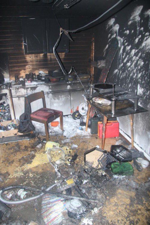 Brand in der Dornbirner Pogartstraße