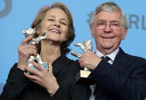 Charlotte Rampling und ihr Schauspielkollege Tom Courteney sind die „besten Schauspieler“. Foto: EPA
