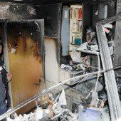 Benachbarte Familie griff zu Feuerlöschern