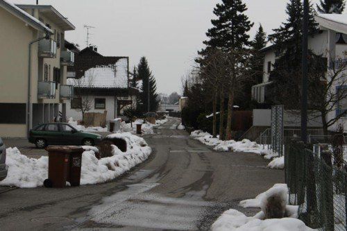 Der Nesselweg ist privat, trotzdem kommt die Müllabfuhr. Foto: pes