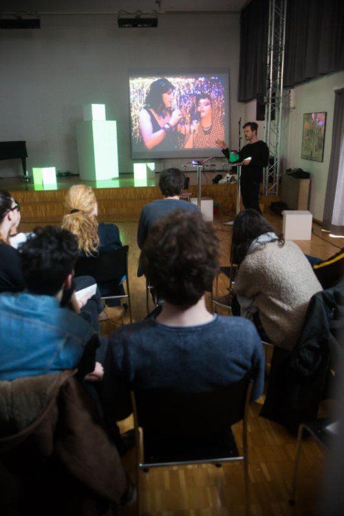 Die Präsentation erster Ergebnisse im Jazzseminar.