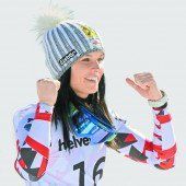 Anna Fenninger legte eine Silbermedaille nach