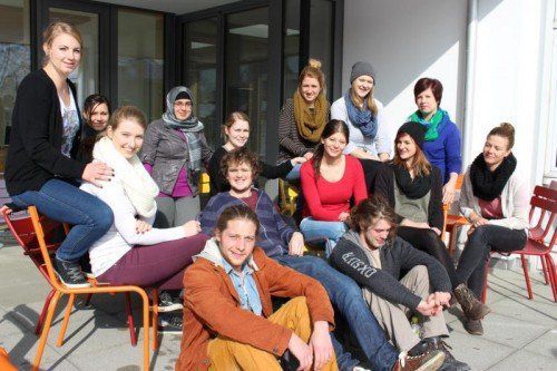 Einige Studierende der Schule für Sozialbetreuungsberufe Bregenz. Foto: SOB-Bregenz