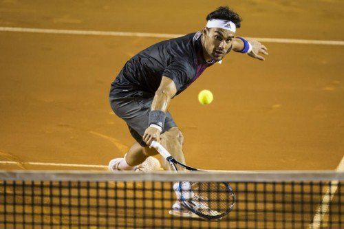 Fabio Fognini feierte seinen ersten Sieg gegen Rafael Nadal. Foto: ap