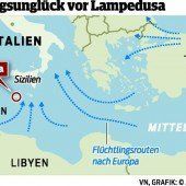 Mehr als 330 Migranten ums Leben gekommen