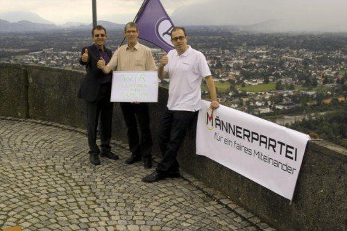 Gründeten ein Forum: Vertreter der Vorarlberger Kleinparteien.