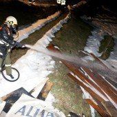 Feuerwehr löscht Brand rechtzeitig