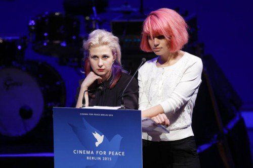 Maria Alekhina und Nadeschda Tolokonnikova. Foto: AP