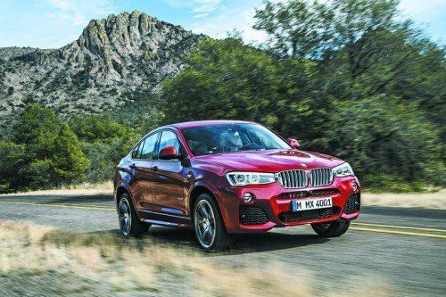 Mit dem SUV-Coupé X4 baute BMW im Vorjahr die Nischen-Modellpalette aus. Fotos: werk